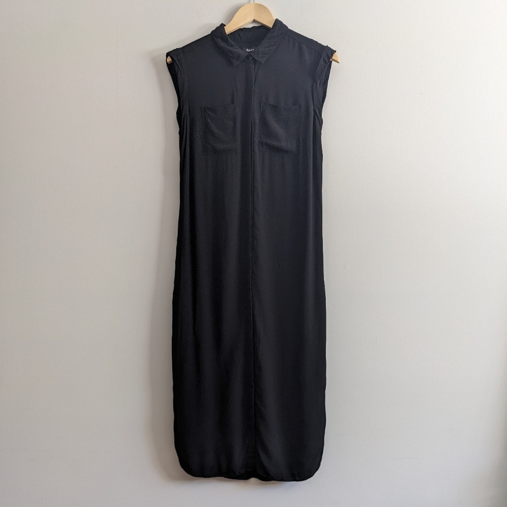 Reitman's Sleeveless Midi Shirt Dress, 8